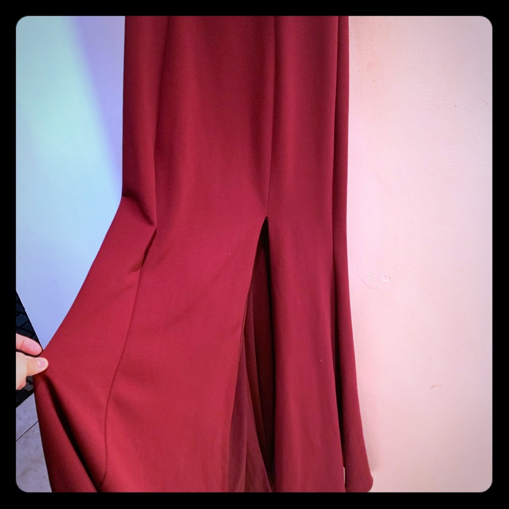 Red Wine Long Dress